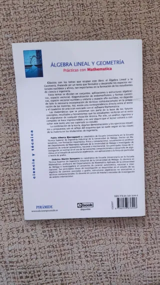 Álgebra lineal y geometría