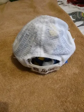 Gorra New Era Los Angeles Lakers Blanca