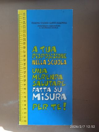 Brochure Alimentazione Scuola Anni '80-'90