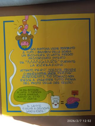 Brochure Alimentazione Scuola Anni '80-'90