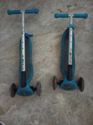 Patinete infantil 3 ruedas azul