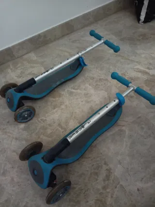 Patinete infantil 3 ruedas azul