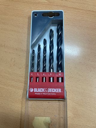 Juego Brocas Black&Decker Made in West Germany