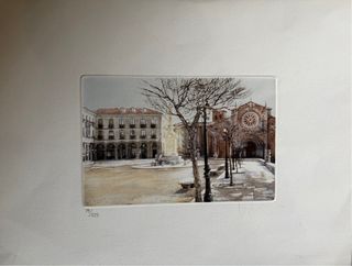 Grabado original Venancio Arribas