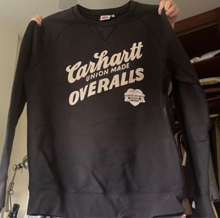 Sudadera Carhartt Union Made Overalls Negra