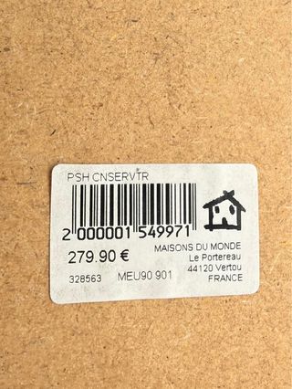 Espejo Barroco Dorado Maison du Monde 168x60