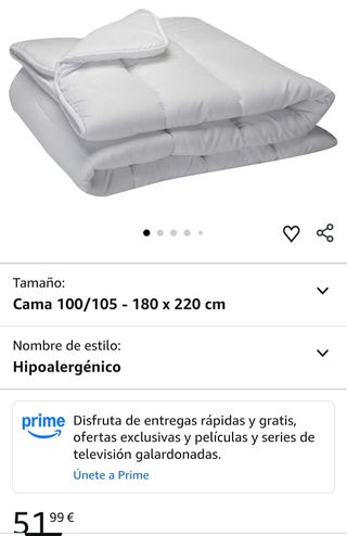 Edredon nórdico cama 100 PIKOLIN