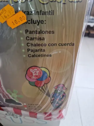 Disfraz Muñeco Cuerda 7-10 años