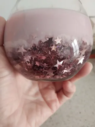 Candela decorativa con stelle