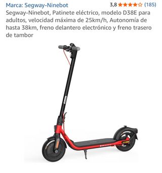URGE VENDER Patinete Eléctrico Segway-Ninebot D38E
