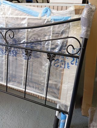 Cabecero forja negro 150cm