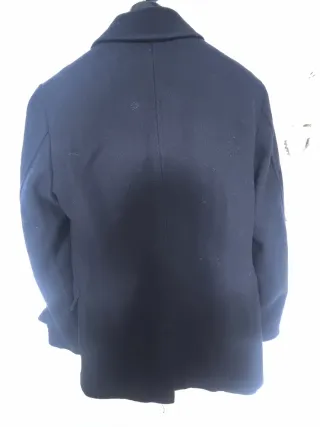 Giaccone uomo doppiopetto nero