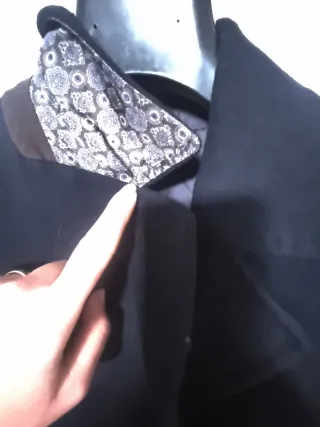 Giaccone uomo doppiopetto nero