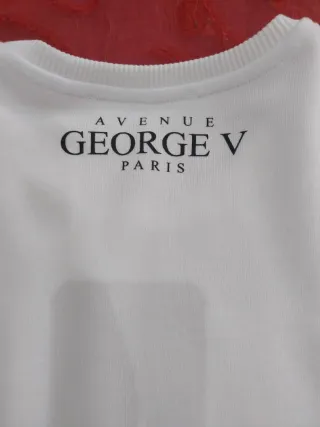 Sudadera George V Paris León Blanco y Negro