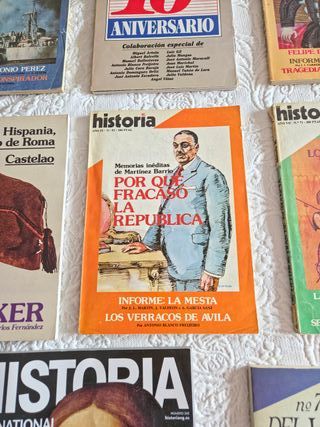 Lote Revistas de Historia 16 + Regalo Revista Hist