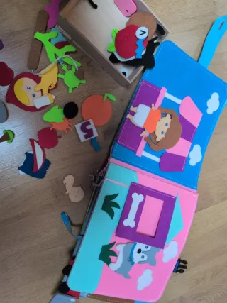 Libro sensorial fieltro