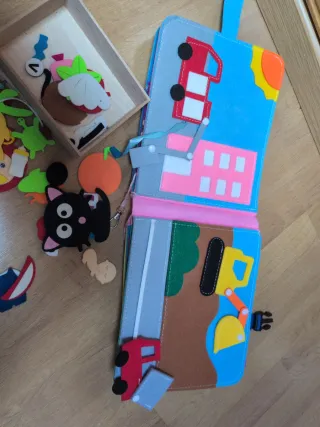 Libro sensorial fieltro