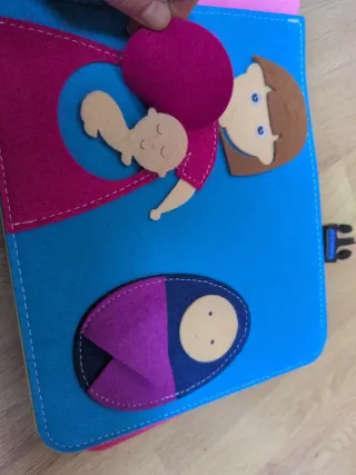 Libro sensorial fieltro