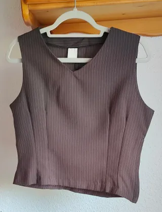 Chaqueta y chaleco raya diplomática