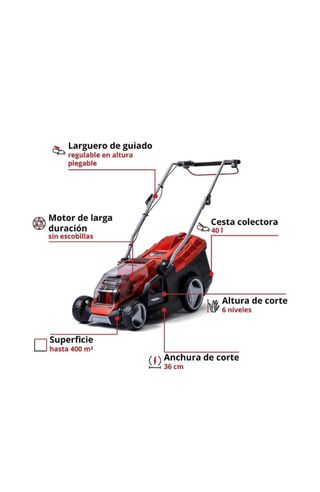 Cortacésped a bateria Einhell GC-CM 36 Li
