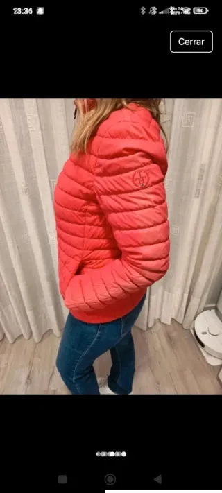 Plumífero Tommy Hilfiger Rojo Talla S