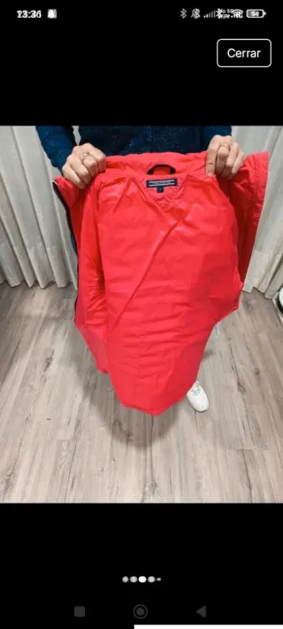 Plumífero Tommy Hilfiger Rojo Talla S