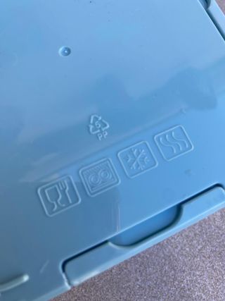 Tupper Fiambrera 2 compartimentos + tapa hermética