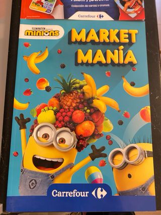 Cuadernos Carrefour Market Mania y Hora de Jugar