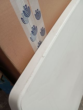 Mesa Comedor Extensible Blanca Exterior