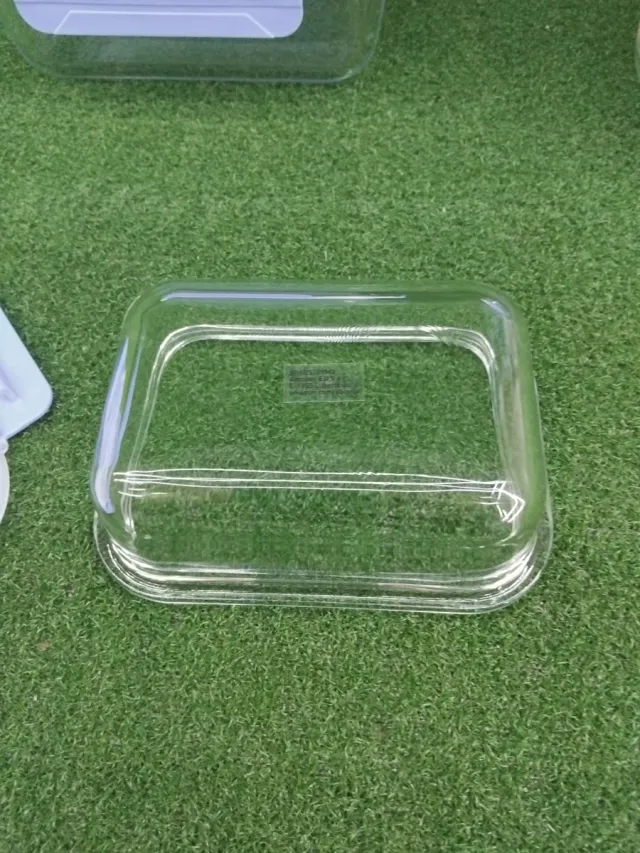 Set Contenedores Vidrio y Plástico 7 recipientes