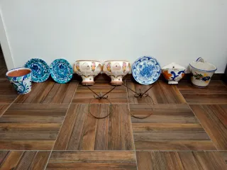 8 Piezas Cerámica Decorativa Patio