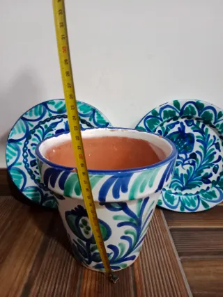 8 Piezas Cerámica Decorativa Patio