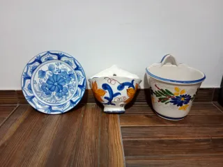 8 Piezas Cerámica Decorativa Patio