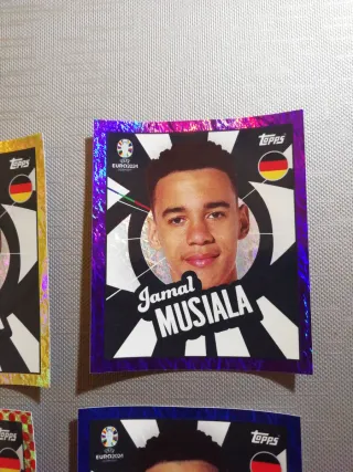 Lote 6 Cromos Jamal Musiala Eurocopa 2024
