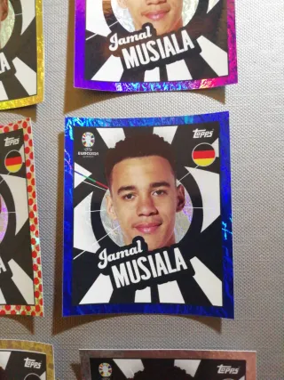 Lote 6 Cromos Jamal Musiala Eurocopa 2024