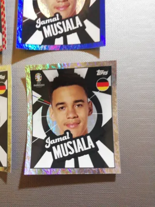 Lote 6 Cromos Jamal Musiala Eurocopa 2024