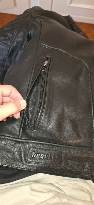 Chaqueta Cuero Bogotto Moto Talla 52