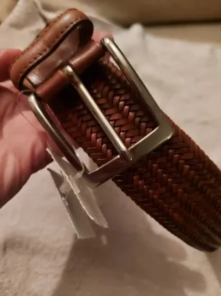 Leyva 85cm A estrenar trenzado piel marrón