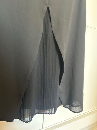 Camisa Zara Vestir Negra Sin Mangas