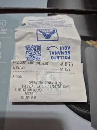 Freidora de aire caliente Ambiano