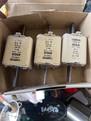 Simon 400A NH 2 Fusibles (3 uds)