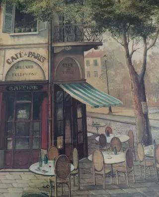 Portmeirion Pimpernel 4 Manteles Escena Parisina