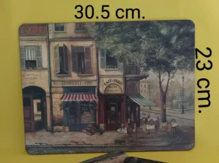 Portmeirion Pimpernel 4 Manteles Escena Parisina