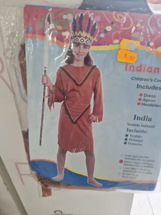 Disfraz India 7-10 años