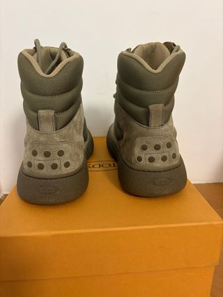 Stivaletti Tod's Beige/Verde Oliva Tg 42