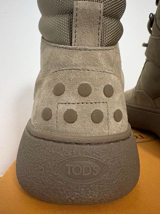 Stivaletti Tod's Beige/Verde Oliva Tg 42