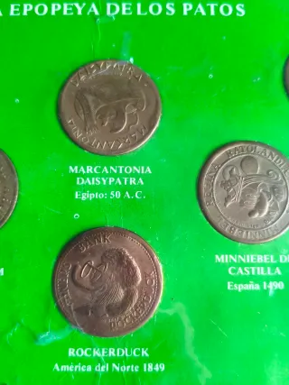 Monedas Coleccionables La Epopeya de los Patos Dis