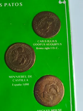 Monedas Coleccionables La Epopeya de los Patos Dis