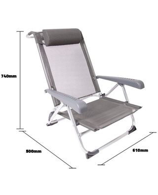 Tumbona silla  Plegable Respaldo reposabrazos