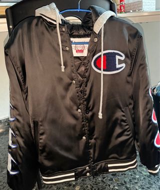 Supreme x Champion varsity jacket.